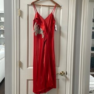 NWT Mestiza Silk Red dress size 8